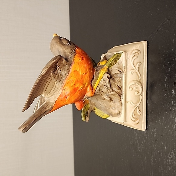 Rare Vintage Porcelain Figurine Robin Hand Painted Made In Japan - Picture 3 of 11